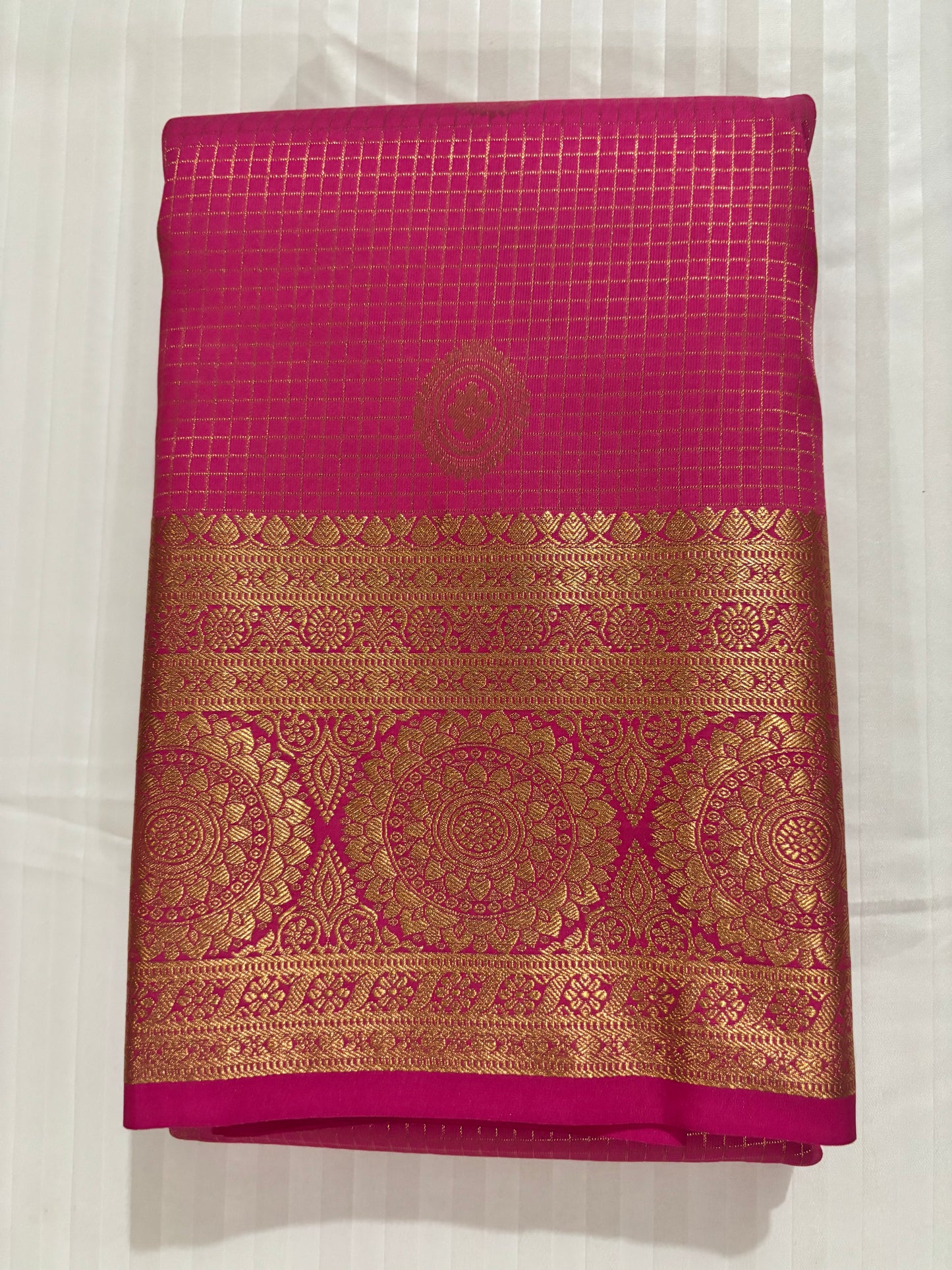 Semi Silk Brocade Saree
