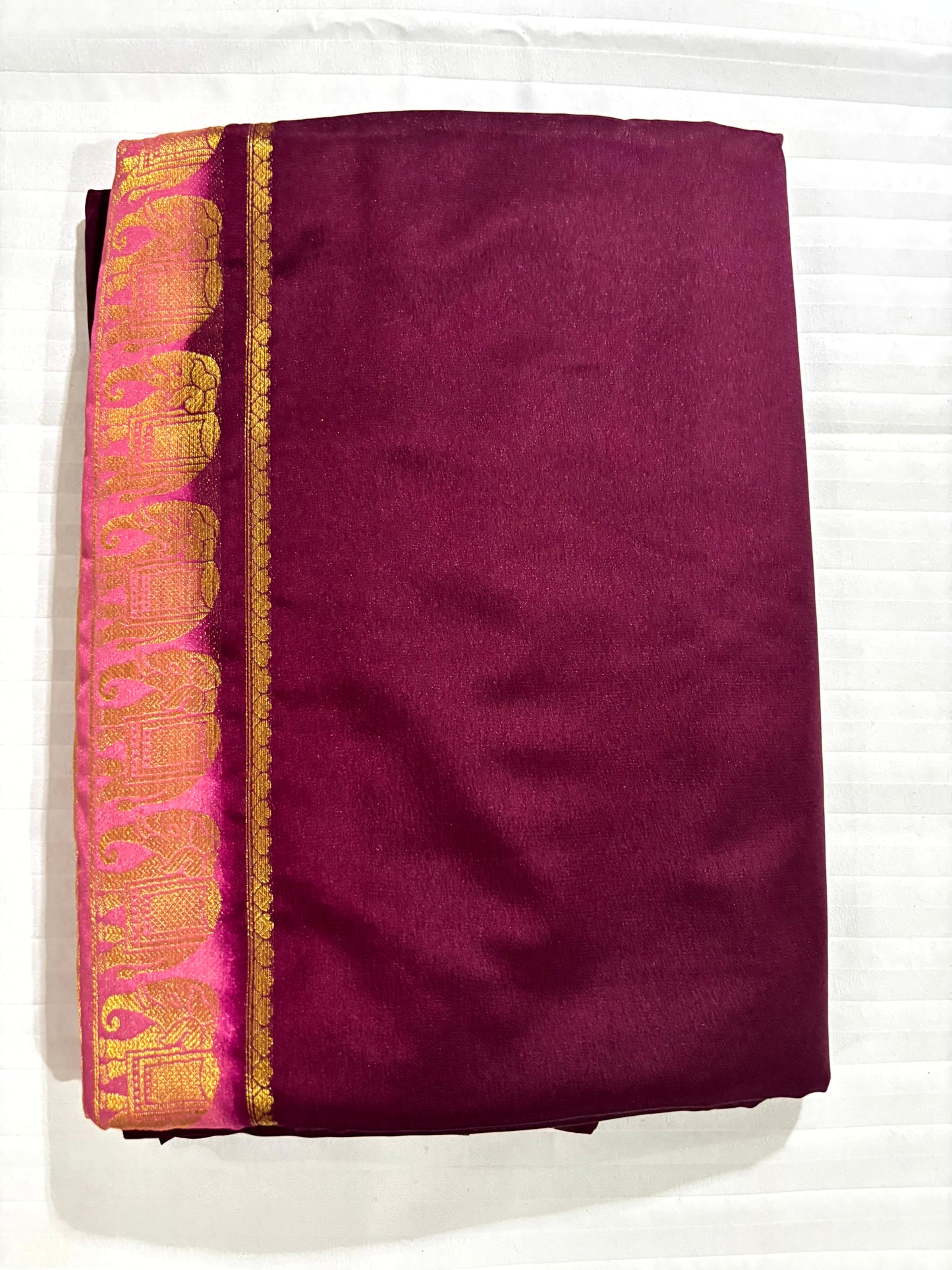 Wine red with light pink